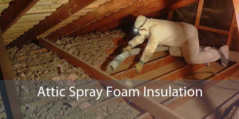 Attic Spray Foam Insulation 